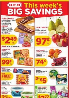 H-E-B weekly ad from Wednesday 10/28
