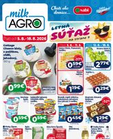 Milk Agro leták platný od stredy 05.08.