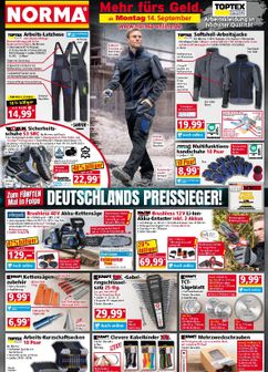 Norma-Prospekt von Montag 14.09.