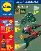 Lidl-Prospekt von Montag 14.09.