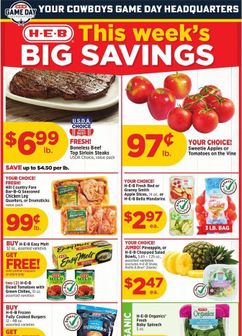 H-E-B weekly ad from Wednesday 09/30