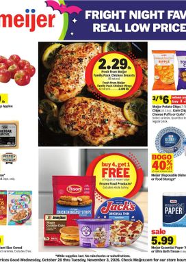 Meijer weekly ad from Wednesday 10/28