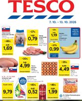 Tesco leták platný od stredy 07.10.