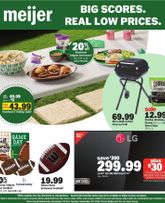 Meijer - --big stores real low prices