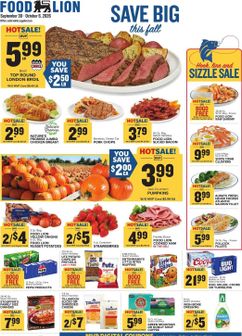 Food Lion weekly ad from Wednesday 09/30