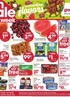 Giant Eagle weekly ad from Thursday 08/13