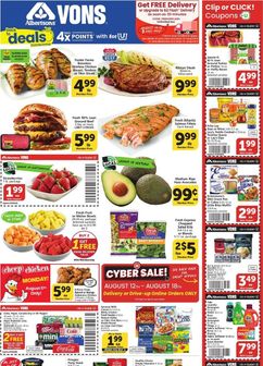 Vons weekly ad from Wednesday 08/12