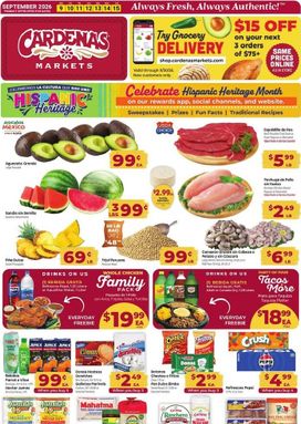 Cardenas Markets weekly ad from Wednesday 09/09