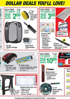 Menards weekly ad from Thursday 10/22