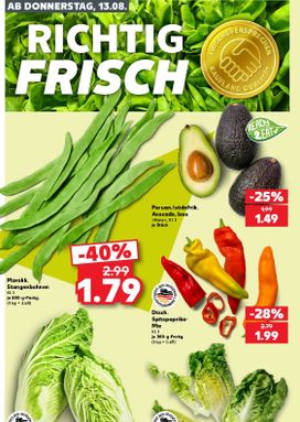 Kaufland Německo leták od čtvrtka 13.08.
