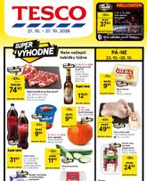 Tesco leták od středy 21.10.