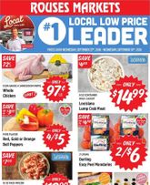 Rouses Markets weekly ad from Wednesday 09/23