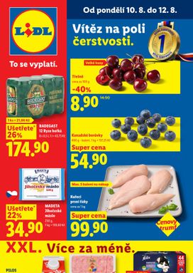 Lidl leták od pondělí 10.08.