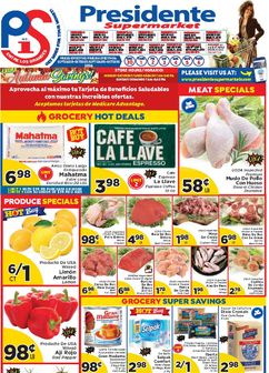 Presidente Supermarket weekly ad from Wednesday 09/30
