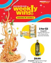 Grocery Outlet weekly ad from Wednesday 09/30