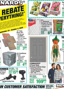Menards - 11% Rebate Sale