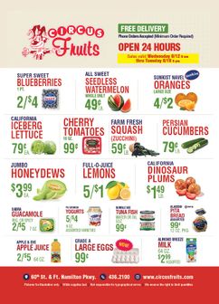 Circus Fruits weekly ad from Wednesday 08/12