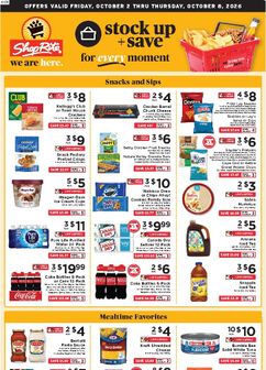 ShopRite weekly ad from Friday 10/02