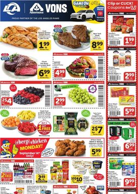 Vons weekly ad from Wednesday 09/09