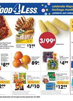 Food 4 Less weekly ad from Wednesday 09/23
