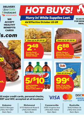Save a Lot weekly ad from Thursday 10/22