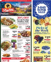 ShopRite weekly ad from Sunday 08/09