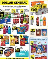 Dollar General weekly ad from Sunday 08/09