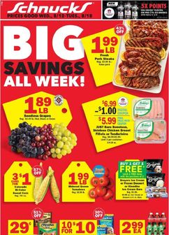 Schnucks weekly ad from Wednesday 08/12