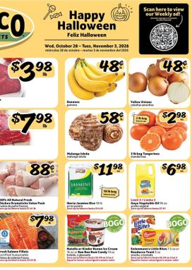 Fresco y Más weekly ad from Wednesday 10/28