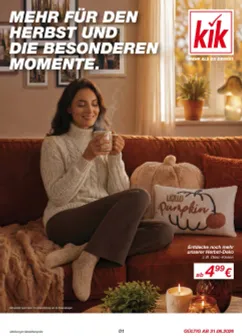 KiK-Prospekt von Montag 31.08.