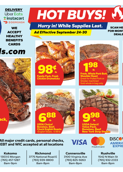 Save a Lot weekly ad from Thursday 09/24