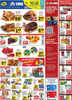 Vons weekly ad from Wednesday 10/21