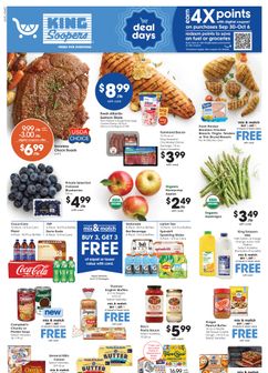 King Soopers weekly ad from Wednesday 09/30