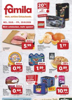 Famila Nordwest-Prospekt von Montag 26.10.