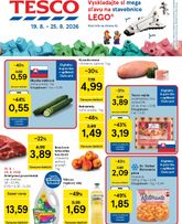 Tesco leták platný od stredy 19.08.