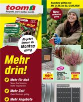 toom-Prospekt von Montag 31.08.