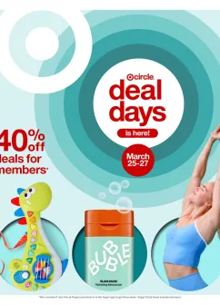 Target weekly ad from Sunday 03/22
