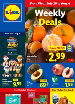 Lidl weekly ad from Wednesday 07/29