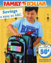 Family Dollar - Back to School