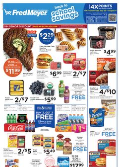 Fred Meyer weekly ad from Wednesday 07/29