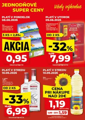 Klas leták platný od pondelka 08.06.