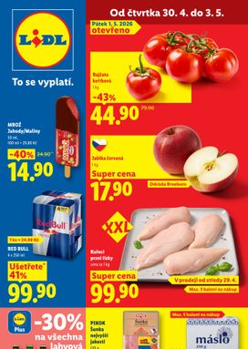 Lidl leták od čtvrtka 30.04.