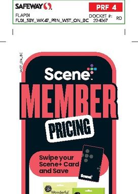 Safeway flyer from Thursday 03-19