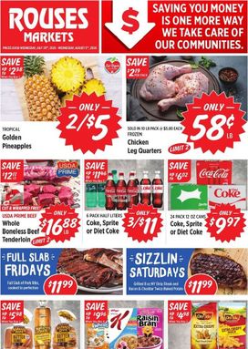 Rouses Markets weekly ad from Wednesday 07/29