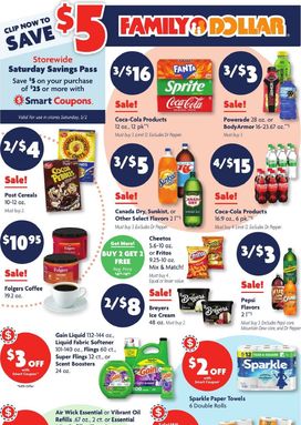 Family Dollar weekly ad from Sunday 04/26
