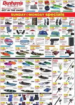 Dunham's Sports weekly ad from Saturday 05/30