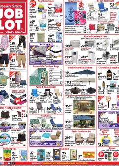 Ocean State Job Lot weekly ad from Thursday 07/23