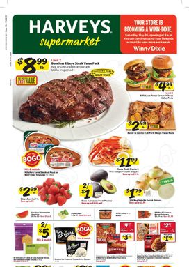 Harveys Supermarket weekly ad from Wednesday 04/29