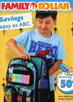Family Dollar - Back to School