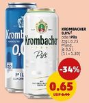 Krombacher 0,0 oder Pils 0,5 l